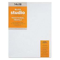 Blick Studio Stretched Cotton Canvas - Traditional Profile, 14" x 18" (front)