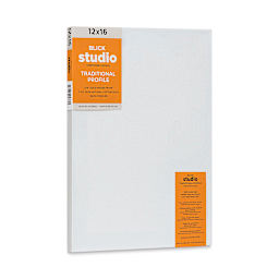 Blick Studio Stretched Cotton Canvas - Traditional Profile, 12" x 16" (side view)