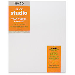 Blick Studio Stretched Cotton Canvas - Traditional Profile, 16" x 20" (front)