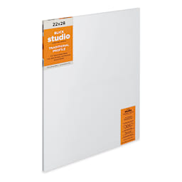 Blick Studio Stretched Cotton Canvas - Traditional Profile, 22" x 28" (side view)