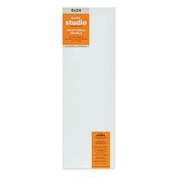 Blick Studio Stretched Cotton Canvas - Traditional Profile, 8" x 24" (front)
