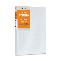 Blick Studio Stretched Cotton Canvas - Traditional Profile, 6" x 8" (side view)