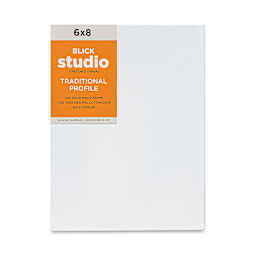 Blick Studio Stretched Cotton Canvas - Traditional Profile, 6" x 8" (front)