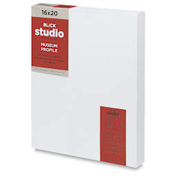 Blick Studio Stretched Cotton Canvas - Museum Profile, 16" x 20" side view