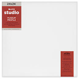 Blick Studio Stretched Cotton Canvas - Museum Profile, 24" x 24" (front)
