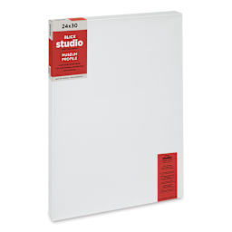 Blick Studio Stretched Cotton Canvas - Museum Profile, 24" x 30" (side view)