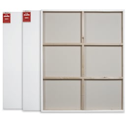 Blick Studio Stretched Cotton Canvas - Museum Profile, 60" x 72", Pkg of 3 (two fronts, one back)