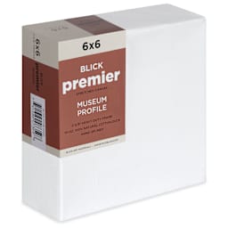 Blick Premier Stretched Cotton Canvas - Museum Profile, Splined, 6" x 6"