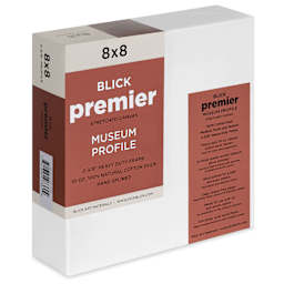 Blick Premier Stretched Cotton Canvas - Museum Profile, Splined, 8" x 8"