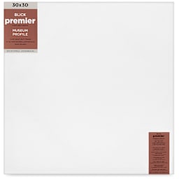 Blick Premier Stretched Cotton Canvas - Museum Profile, Splined, 30" x 30" (front)