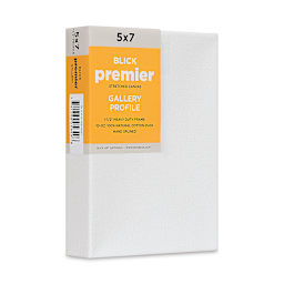 Blick Premier Stretched Cotton Canvas - Gallery Profile, Splined, 5" x 7" (side view)
