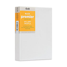 Blick Premier Stretched Cotton Canvas - Gallery Profile, Splined, 6" x 8" (side view)