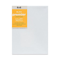 Blick Premier Stretched Cotton Canvas - Gallery Profile, Splined, 6" x 8" (front)