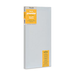 Blick Premier Stretched Cotton Canvas - Gallery Profile, Splined, 10" x 20" (side view)