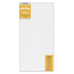 Blick Premier Stretched Cotton Canvas - Gallery Profile, Splined, 12" x 24" (front)
