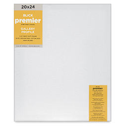 Blick Premier Stretched Cotton Canvas - Gallery Profile, Splined, 20" x 24" (front)