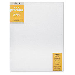 Blick Premier Stretched Cotton Canvas - Gallery Profile, Splined, 22" x 28" (front)