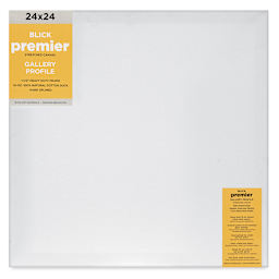 Blick Premier Stretched Cotton Canvas - Gallery Profile, Splined, 24" x 24" (front)