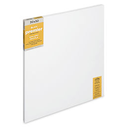 Blick Premier Stretched Cotton Canvas - Gallery Profile, Splined, 30" x 30" (side view)
