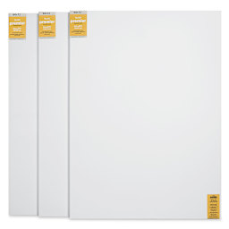 Blick Premier Stretched Cotton Canvas - Gallery Profile, Splined, 60" x 72", Pkg of 3 (three fronts)