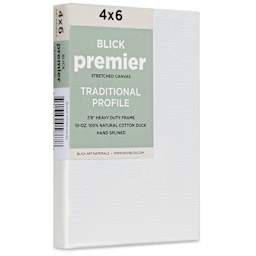 Blick Premier Stretched Cotton Canvas - Traditional Profile, Splined, 4" x 6"