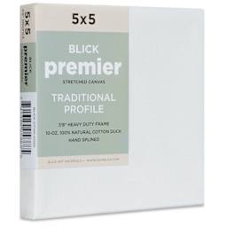 Blick Premier Stretched Cotton Canvas - Traditional Profile, Splined, 5" x 5"