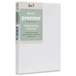 Blick Premier Stretched Cotton Canvas - Traditional Profile, Splined, 5" x 7"