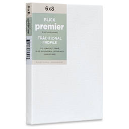 Blick Premier Stretched Cotton Canvas - Traditional Profile, Splined, 6" x 8"