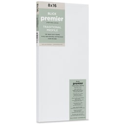 Blick Premier Stretched Cotton Canvas - Traditional Profile, Splined, 8" x 16"