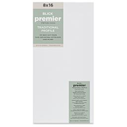 Blick Premier Stretched Cotton Canvas - Traditional Profile, Splined, 8" x 16", front