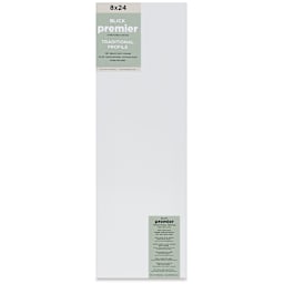 Blick Premier Stretched Cotton Canvas - Traditional Profile, Splined, 8" x 24", front