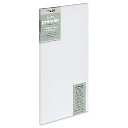 Blick Premier Stretched Cotton Canvas - Traditional Profile, Splined, 10" x 20"