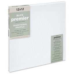Blick Premier Stretched Cotton Canvas - Traditional Profile, Splined, 12" x 12"