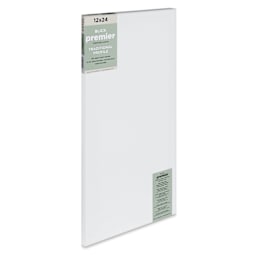 Blick Premier Stretched Cotton Canvas - Traditional Profile, Splined, 12" x 24"