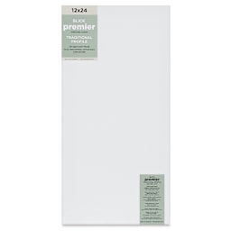 Blick Premier Stretched Cotton Canvas - Traditional Profile, Splined, 12" x 24", front