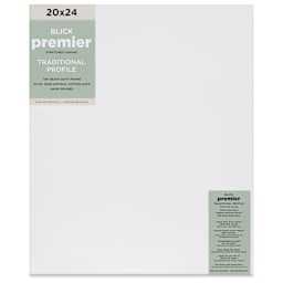 Blick Premier Stretched Cotton Canvas - Traditional Profile, Splined, 20" x 24", front
