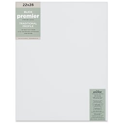 Blick Premier Stretched Cotton Canvas - Traditional Profile, Splined, 22" x 28", front