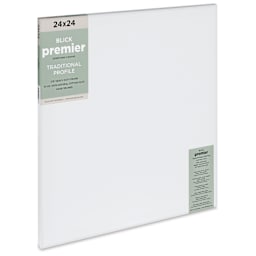 Blick Premier Stretched Cotton Canvas - Traditional Profile, Splined, 24" x 24"