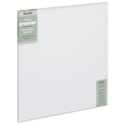Blick Premier Stretched Cotton Canvas - Traditional Profile, Splined, 30" x 30"
