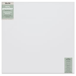 Blick Premier Stretched Cotton Canvas - Traditional Profile, Splined, 36" x 36", front