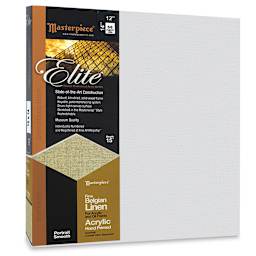 Masterpiece Elite Portrait Smooth Canvas - 12" x 14", Acrylic Primed