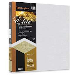 Masterpiece Elite Portrait Smooth Canvas - 12" x 15", Acrylic Primed