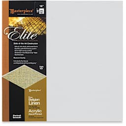 Masterpiece Elite Portrait Smooth Canvas - 16" x 16", Acrylic Primed front
