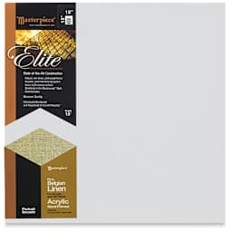 Masterpiece Elite Portrait Smooth Canvas - 18" x 18", Acrylic Primed front
