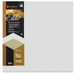 Masterpiece Elite Portrait Smooth Canvas - 24" x 24", Acrylic Primed front