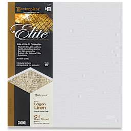 Masterpiece Elite Portrait Smooth Canvas - 12" x 14", Oil Primed