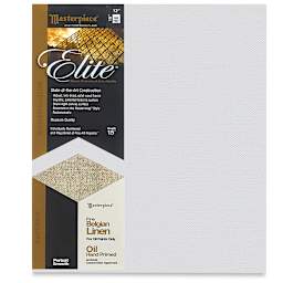 Masterpiece Elite Portrait Smooth Canvas - 12" x 15", Oil Primed
