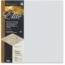 Masterpiece Elite Portrait Smooth Canvas - 16" x 16", Oil Primed