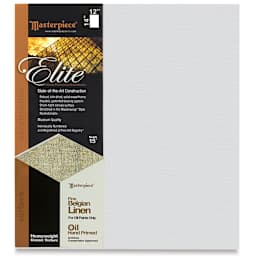 Masterpiece Elite Heavyweight Canvas - 12" x 14", Oil Primed