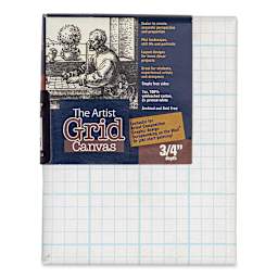 The Artist Grid 3/4" Profile Cotton Canvas - 4" x 5" front